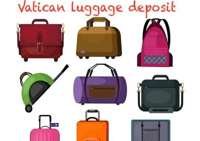 Vatican : Dépôt et stockage des bagages, Rome, Italie, Vatican City Pass.