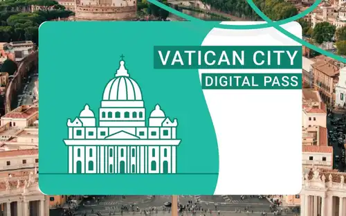 Vatikanstadt-Pass, Rom, Italien, Vatican City Pass.