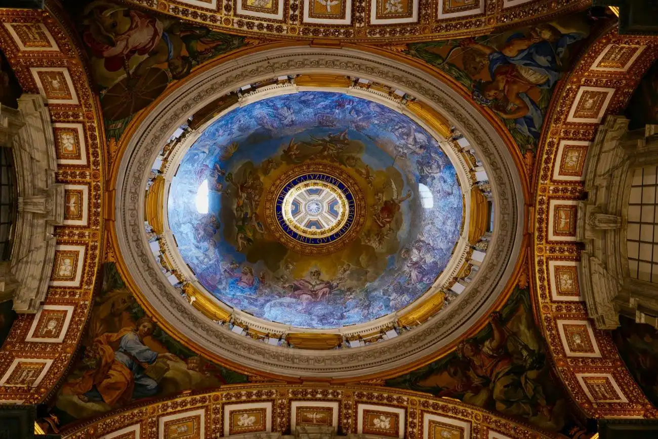 圣彼得大教堂、穹顶和梵蒂冈石窟：小团导游, 罗马, 意大利, Vatican City Pass.