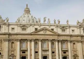 教皇觐见和圣彼得大教堂。导游介绍, 罗马, 意大利, Vatican City Pass.